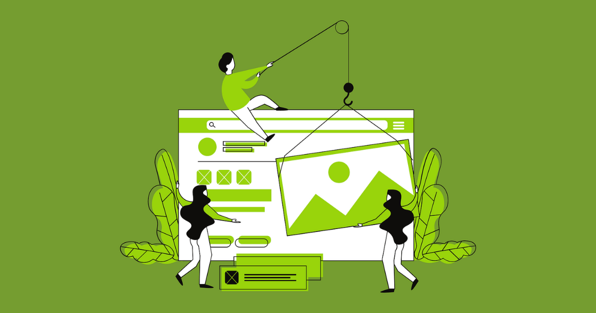 Website CO2 Emissionen – Illustration zur Optimierung von Bildern für nachhaltige Websites