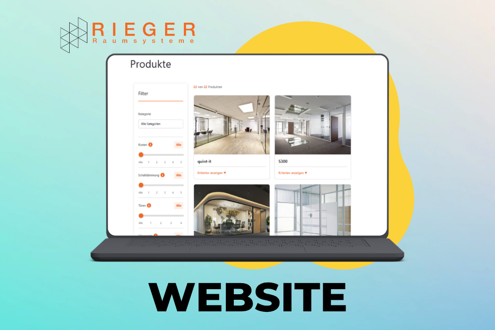 Digitale Klarheit für Rieger Raumsysteme